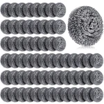 150 Pack Stainless Steel Scourers - 2.5" Metal Scrubbers For Kitchen & Restauran. Fixed Price $75.99.