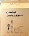 Comfee Hand Blender Immersion 500W Model CHB50P5ATB New. Fixed Price $20.00.