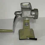Vintage Rival Hand Crank Meat Grinder Avocado Green Mcm Manual Food Chopper. Fixed Price $36.54.
