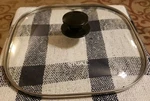 Rival 11 Inch Replacement Electric Skillet Tempered Glass & Stainless Vented Lid. Fixed Price $12.00.