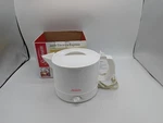 Sunbeam Hot Pot Express Electric Adjustable Heat White 32 Ounce-tested Working. Fixed Price $12.45.
