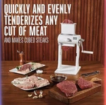 Weston Manual Meat Cuber-tenderizer W/ Built-in Blade + Stainless Steel Tongs. Fixed Price $89.95.