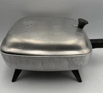 Vintage Mirro Matic Aluminum Electric Fry Pan Model 271M W/power Cord Tested. Fixed Price $24.99.