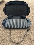 George Foreman Electric Grill GRP4P Removable Trays. Fixed Price $20.00.