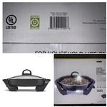 Bella Ceramic 12X12 Inch Electric Skillet. Fixed Price $19.99.