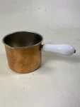 Vintage Odi Copper Warmer Coffee Or Cream Tea With Ceramic Handle Tawain. Fixed Price $8.99.