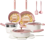 Ceramic Cookware Set 15PCS Pots And Pans Toxic. Fixed Price $215.70.