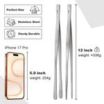 Vaincre 4PCS Kitchen Tongs Tweezers For Cooking, 12" Metal Utensils, .... Fixed Price $18.76.
