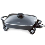 Presto Electric Skillet With Glass Lid, Nonstick Multi-cooker, 16 Inch, Black. Fixed Price $69.99.