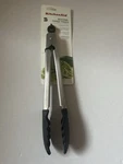 Kitchenaid Silicone-tipped Tongs Stainless Steel Heat Resistant Dishwasher Safe. Fixed Price $14.00.