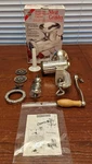 Norpro 150 Heavy Duty Meat Sausage Food Grinder Kit - Used Once Clean. Fixed Price $9.99.