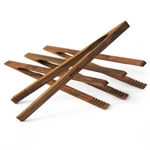 4 Pcs Wooden Toaster Tongs 6-INCH Premium Walnut Kitchen Utensils Easy-gr.... Fixed Price $24.73.