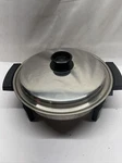 West Bend 11.5" Liquid Core Electric Skillet Stainless 27884. Fixed Price $40.00.
