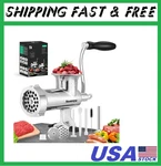 Meat Grinder & Sausage Stuffer - 2800W Max Power, 3 Tubes, Blades. Fixed Price $197.99.
