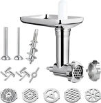 Metal Food Grinder Attachment For Kitchenaid Stand Mixers Includes Sausage Stuff. Fixed Price $63.55.