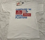 Vintage 90S Union Planters Bank Campaign 92 T-shirt United Way Single Stitch. Fixed Price $29.89.