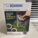 Zojirushi CD-WCC40 Micom Water Boiler And Warmer (135 Oz, Silver Dark Brown) New. Fixed Price $190.00.