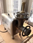 Hobart 4822-34 #22 Meat GRINDER/120V. Missing Top Tray. Fixed Price $2450.00.