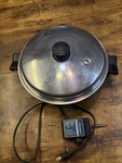 Saladmaster Electric Skillet Oil Core Pan Vapo Lid Model 17815 Usa Vintage. Fixed Price $65.85.