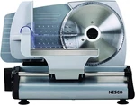 Nesco FS-200, Food Slicer, Gray, Aluminum With 7.5 Inch Stainless Steel Blade, 1. Fixed Price $129.99.