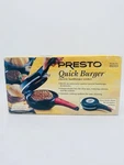New In Box Presto Quick Electric Hamburger Patty /egg Cooker Pan Skillet. Fixed Price $39.95.