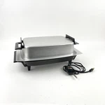 Vtg Lektro Miracle Maid West Bend Electric Skillet Countertop Cooker Roaster Usa. Fixed Price $69.99.