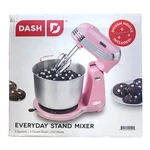 Dash Everyday Electric Stand Mixer, 6-SPEED, 3-QUART Bowl, Pink. Fixed Price $69.11.