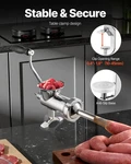 Manual Meat Grinder Hand Crank W/clamp Sausage Cookie Press. Fixed Price $119.99.