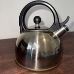 Copco 0713 Copper Bottom Vintage Stainless Steel Kettle Teapot Kitchen Cook. Fixed Price $12.00.