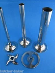 #12 5 Pc Meat Grinder Sausage Stuffer Set. Knife Tubes Kidney Plate Disc. Fixed Price $50.50.