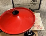 West Bend Electric Wok Mandarin Red 6 Quart Non-stick #5109 Circa 1978 Box. Fixed Price $44.99.