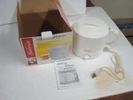 Sunbeam Hot Pot Express Electric Adjustable Heat White 32 Ounce-tested Working. Fixed Price $12.50.