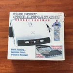 George Foreman Next Grilleration GRP99A Black Silver Removable Plates. Fixed Price $80.00.