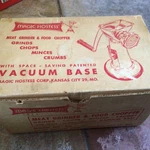 Magic Hostess Meat Grinder And Food Chopper Model 555. Fixed Price $19.00.