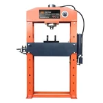 75 Ton Shop Press With Air & Manual Operation, Steel Cable Crank, H-frame. Fixed Price $5597.36.