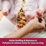 Turkey Lacer Kit 6 Lacing Pins And Butchers Twine. Fixed Price $5.97.