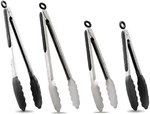 Hotec Kitchen Tongs For Cooking With Locking, Set Of 4-- 2. Fixed Price $15.99.