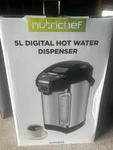 Nutrichef Electric Water Boiler And Warmer 5L/5.28 Qt Stainless Steel Hot. Fixed Price $59.99.