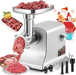 Powerful 2800W Electric Meat Grinder With Stainless Steel Blade & Sausage Kit. Fixed Price $283.99.