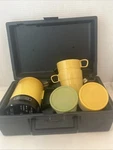 Empire Vintage Coffee Quickie Travel Kit Maker Yellow & Green. Fixed Price $24.00.