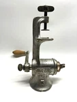 Vintage Universal Food Meat Grinder Kitchen Tool Hand Crank Mill #2. Fixed Price $59.99.