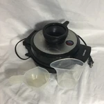 Chefman RJ04-4RV Perfect Pour Volcano Belgian Waffle Maker Mess. Fixed Price $33.00.
