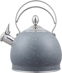 Creative Home 2.5 Qt. Stainless Steel Whistling Kettle Teapot With Aluminum. Fixed Price $82.99.