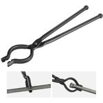 Blacksmith Tongs, 18" V-bit Bolt Carbon Steel Forge With A3. Fixed Price $88.17.