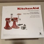 Kitchenaid Stand Mixer Attachment KSM2VSGA Ksmvsa+ksmfga New Grinder Slicer. Fixed Price $80.00.