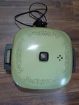 Vintage General Electric Square Frying Pan Skillet Avocado Green Works Retro. Fixed Price $21.88.