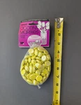 Vintage 100% Glass Mega Accent Marbles Electric Yellow Net Bag New. Fixed Price $9.00.