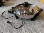 Saladmaster Electric Skillet SA012OCU T304-T316L Surgical Stainless Steel. Fixed Price $225.00.