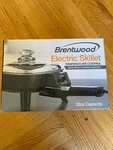 Brentwood Electric Skillet With Glass Lid (600W 6&QUOT ) BTWSK45. Fixed Price $29.50.