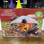 Brentwood Appliances Nonstick Electric Skillet With Glass Lid (1400W; 12"). Fixed Price $43.69.
